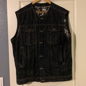 Biltwell Jean vest denim cut